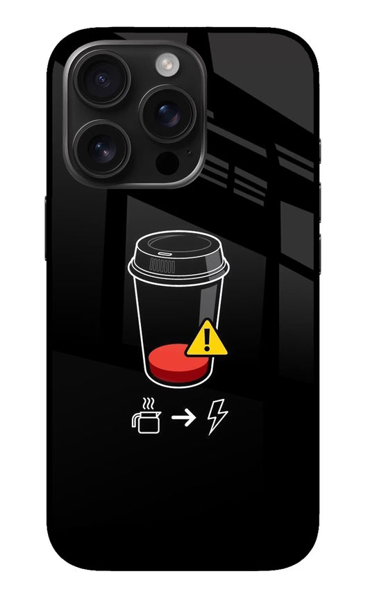 Coffee iPhone 16 Pro Max Glass Case