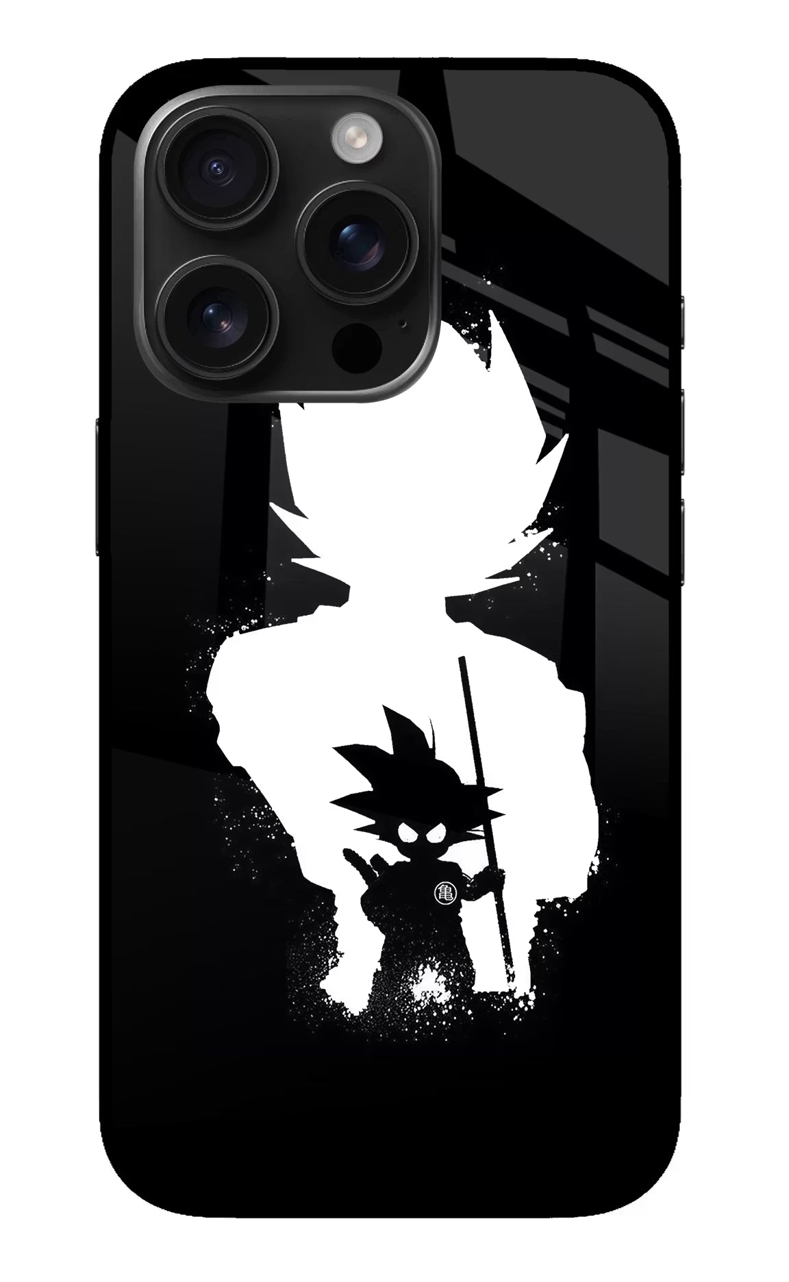 Goku Shadow iPhone 16 Pro Max Glass Case