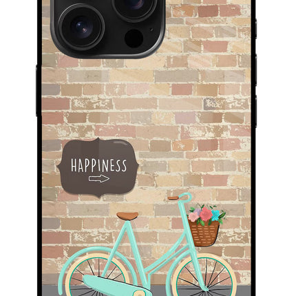 Happiness Artwork iPhone 16 Pro Max Glass Case