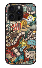 Cinema Abstract iPhone 16 Pro Max Glass Case