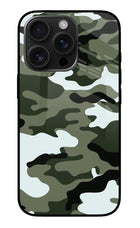 Camouflage iPhone 16 Pro Max Glass Case