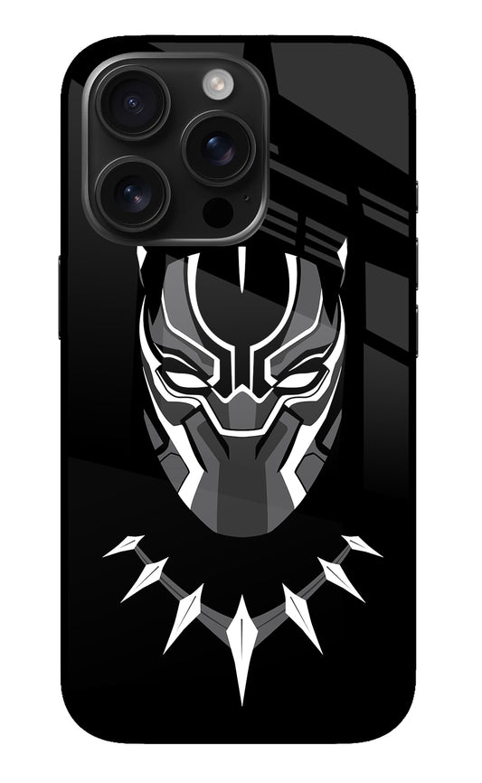 Black Panther iPhone 16 Pro Max Glass Case