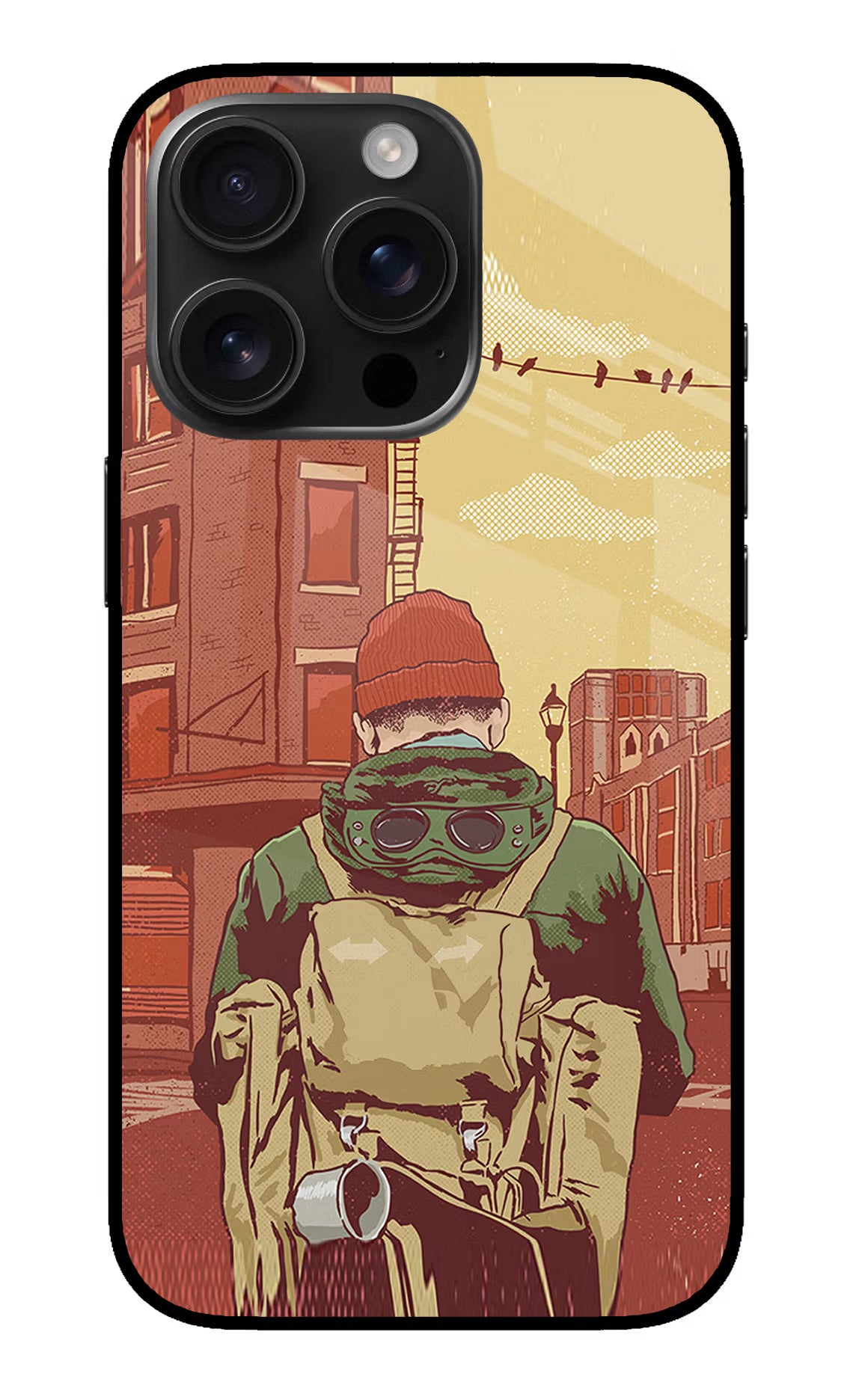 Adventurous iPhone 16 Pro Max Glass Case Back Cover by Casekaro