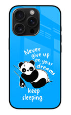 Keep Sleeping iPhone 16 Pro Max Glass Case