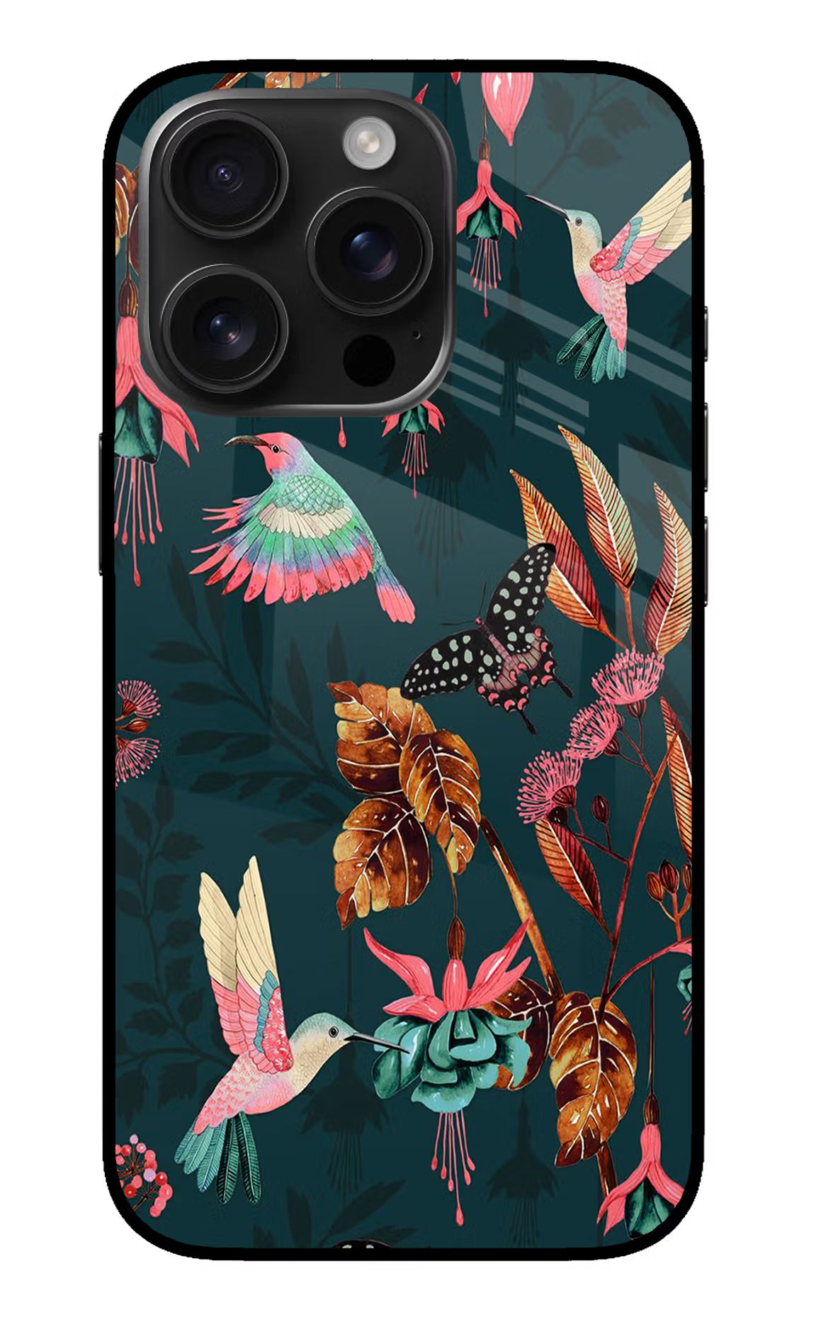 Birds iPhone 16 Pro Max Glass Case Back Cover by Casekaro