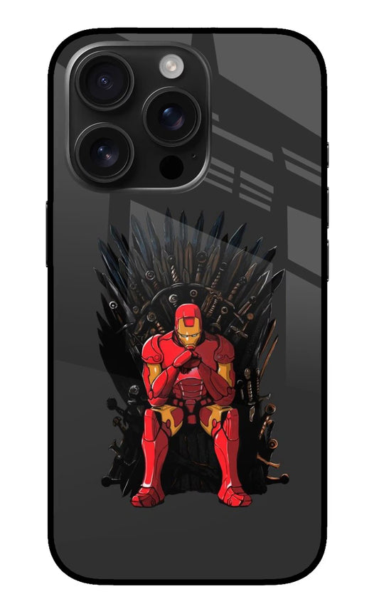 Ironman Throne iPhone 16 Pro Max Glass Case