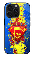 Superman logo iPhone 16 Pro Max Glass Case