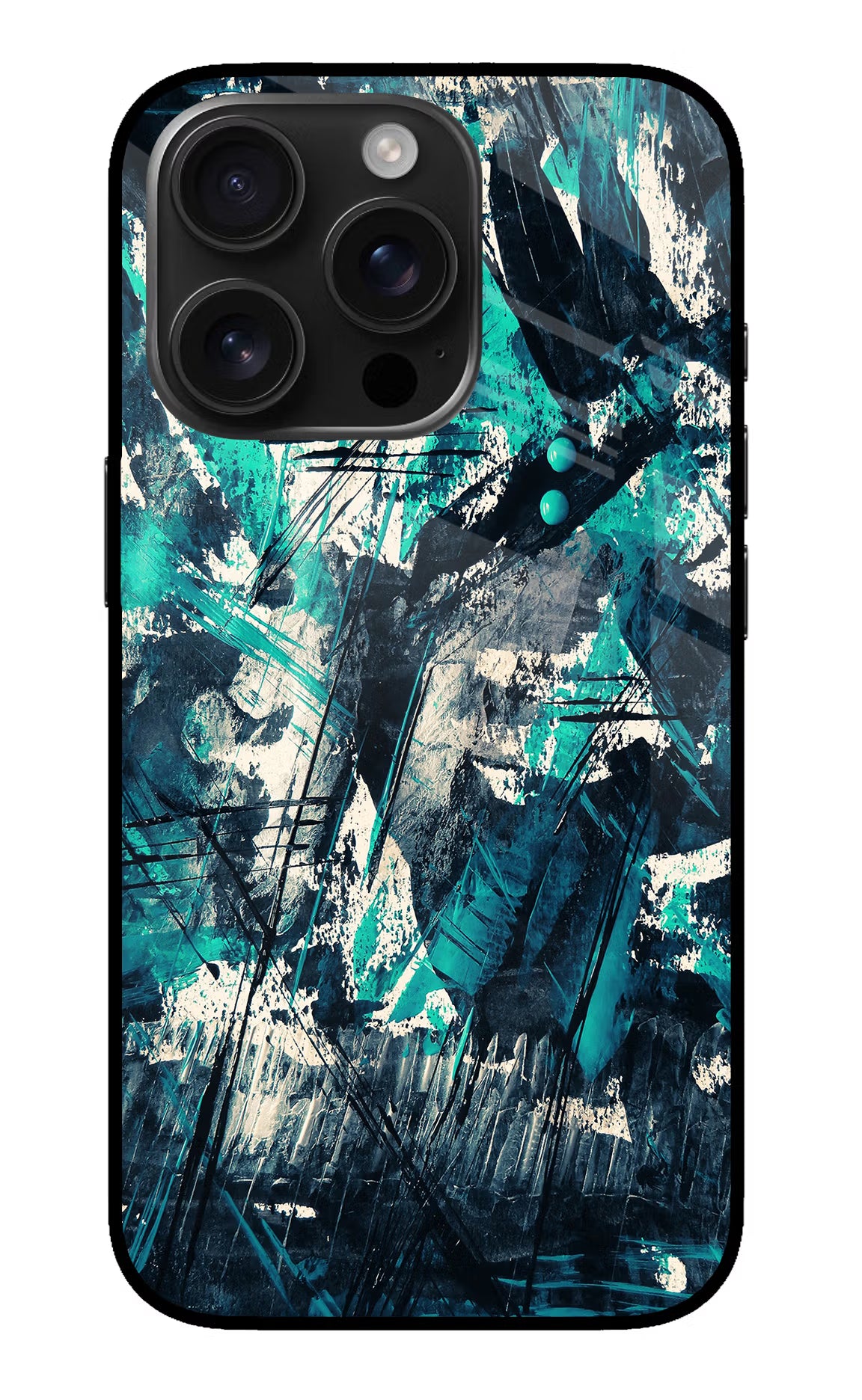 Artwork iPhone 16 Pro Max Glass Case Back Cover by Casekaro