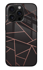 Geometric Pattern iPhone 16 Pro Max Glass Case Back Cover by Casekaro