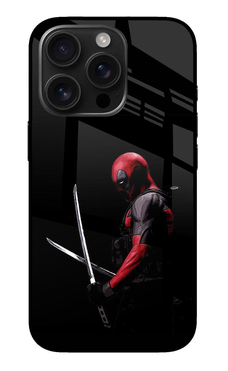 Deadpool iPhone 16 Pro Max Back Cover, Metal case