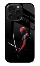 Deadpool iPhone 16 Pro Max Glass Case
