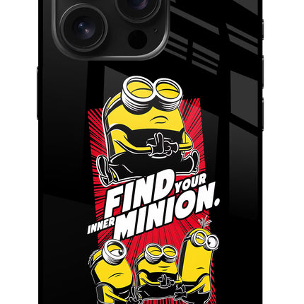 Find your inner Minion iPhone 16 Pro Max Glass Case