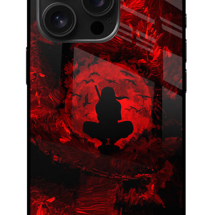 Itachi Uchiha iPhone 16 Pro Max Glass Case