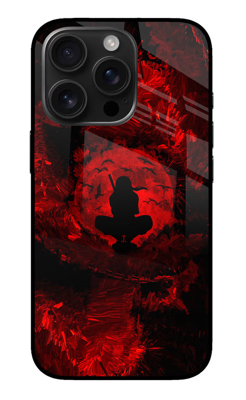 Itachi Uchiha iPhone 16 Pro Max Glass Case
