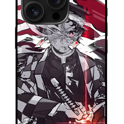 Demon Slayer iPhone 16 Pro Max Glass Case