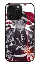 Demon Slayer iPhone 16 Pro Max Glass Case