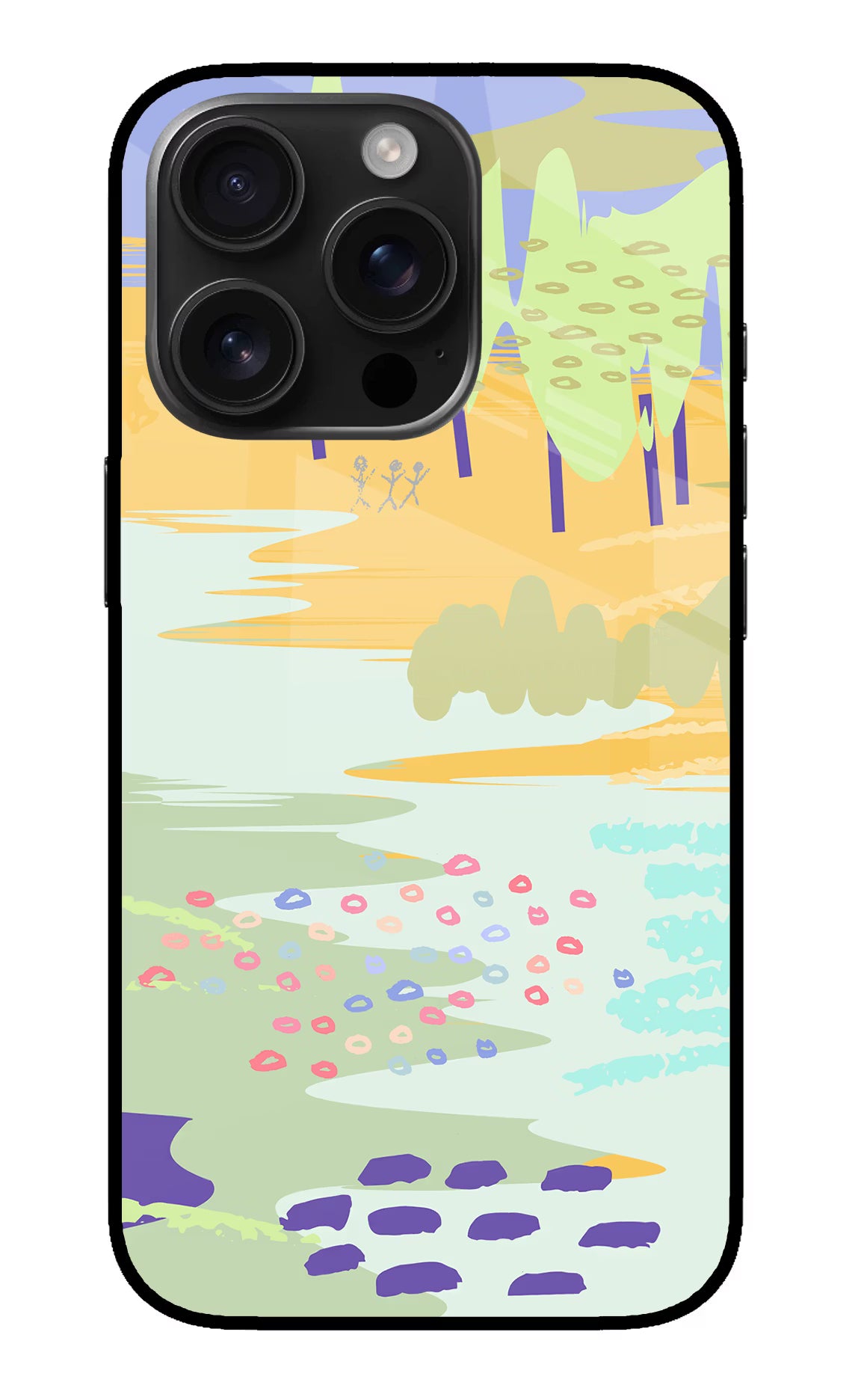 Scenery iPhone 16 Pro Max Glass Case Back Cover by Casekaro