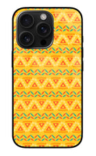 Tribal Pattern iPhone 16 Pro Max Glass Case Back Cover by Casekaro