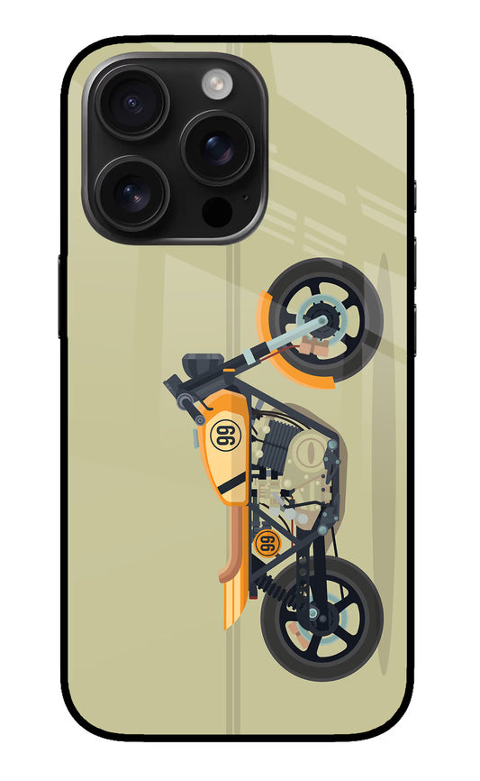 Vertical Speedster iPhone 16 Pro Max Glass Case