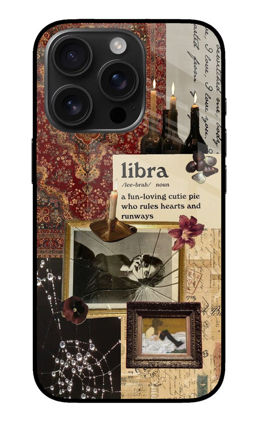 Libra Zodiac iPhone 16 Pro Max Glass Case