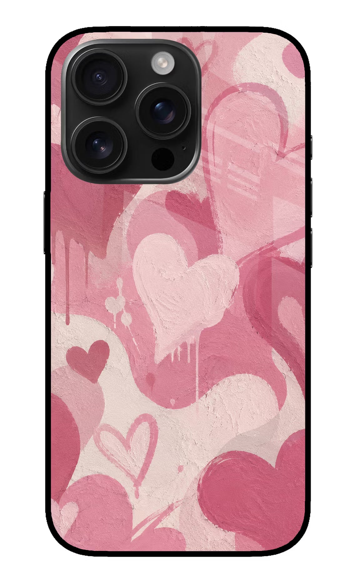 Hearty case iPhone 16 Pro Max Glass Case Back Cover by Casekaro