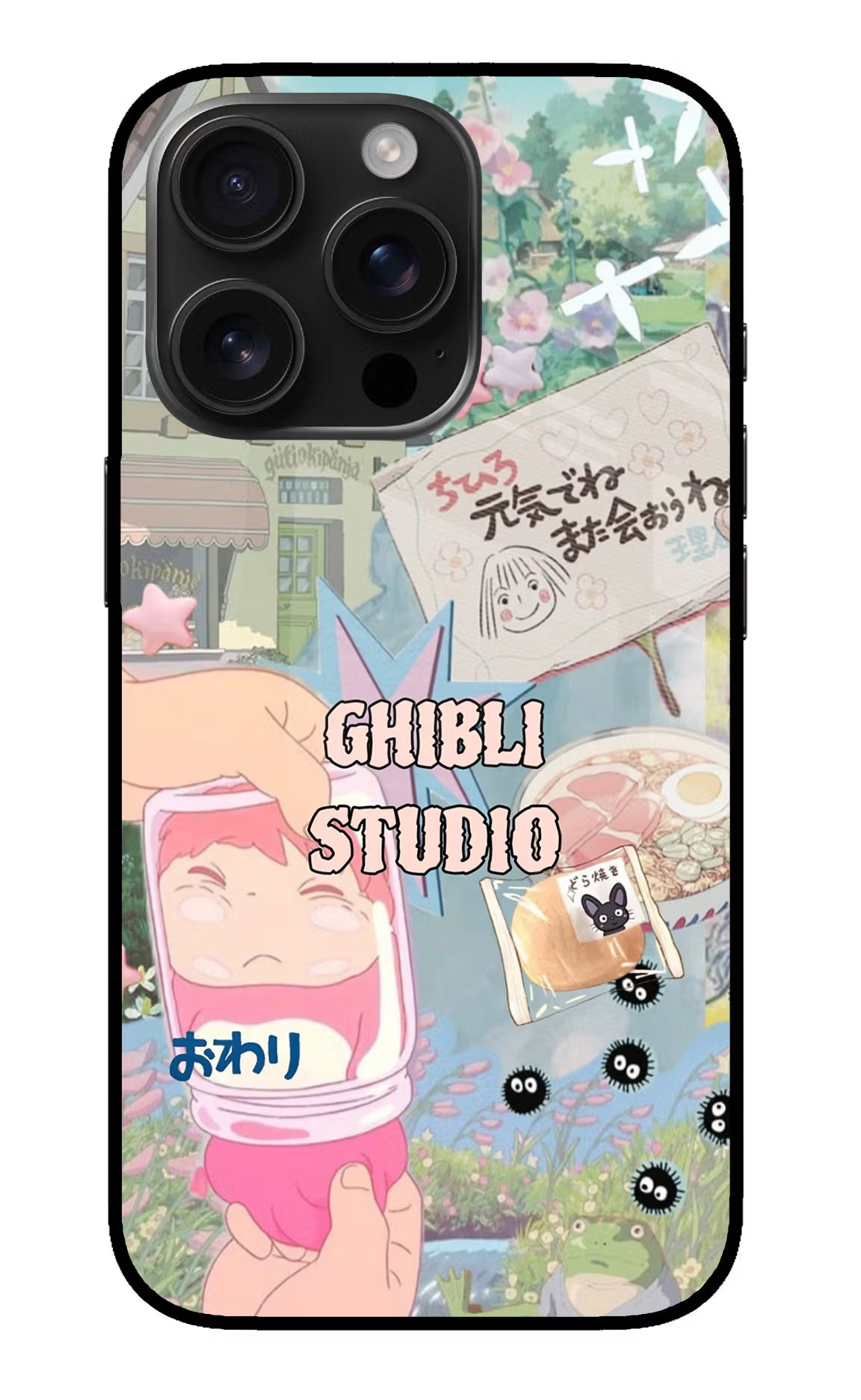 Studio Ghibli iPhone 16 Pro Max Glass Case