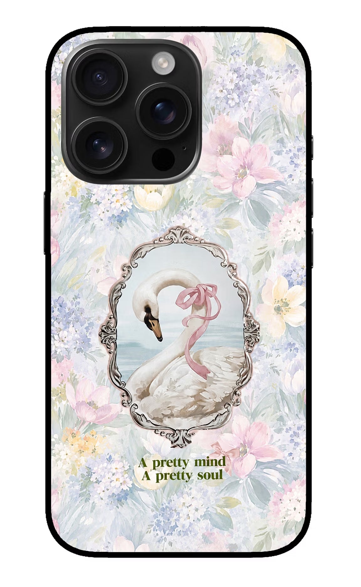 Pretty Mind Pretty Soul iPhone 16 Pro Max Glass Case