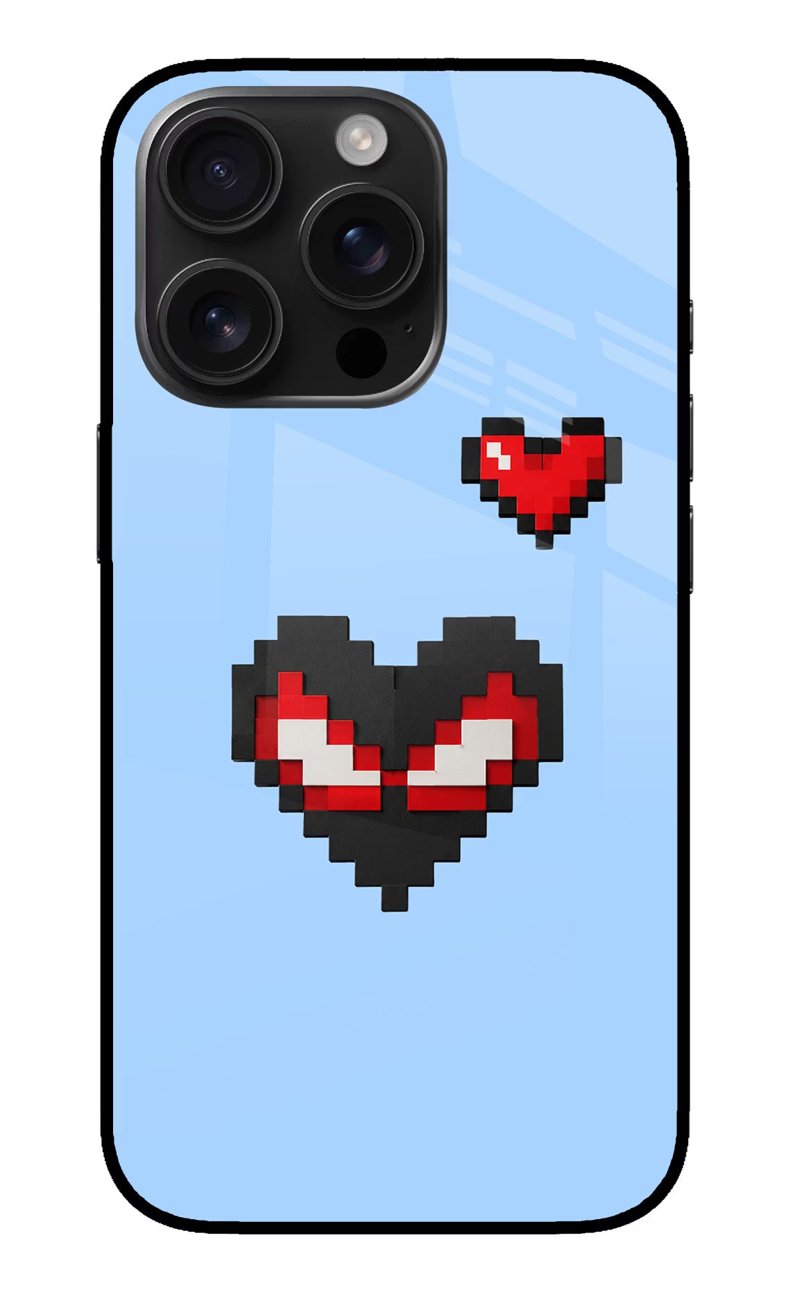 Peter Heart iPhone 16 Pro Max Glass Case