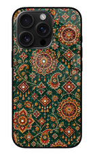 Green Pataka iPhone 16 Pro Max Glass Case