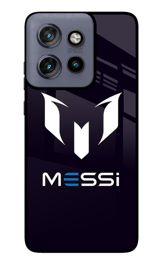 Messi Logo Moto Edge 50 Neo Glass Case