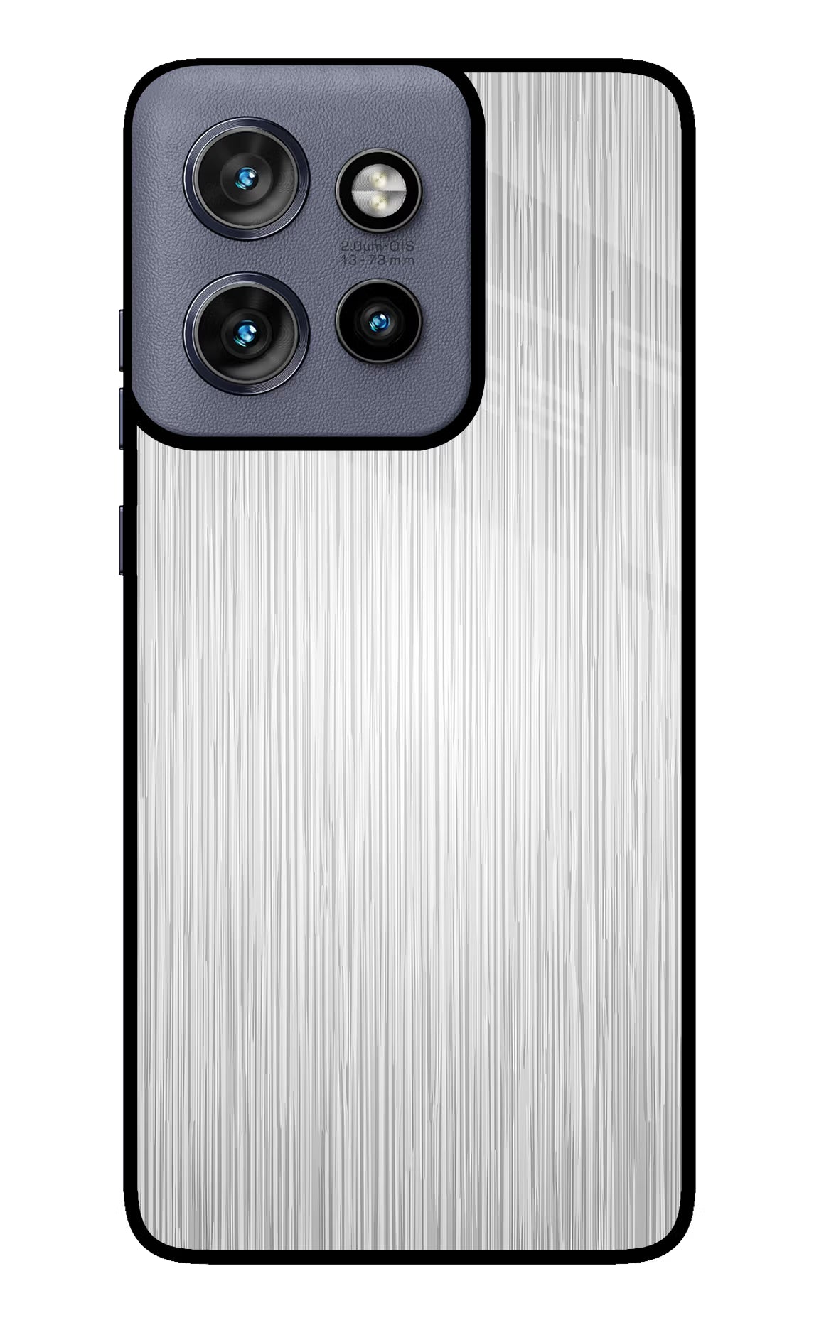 Wooden Grey Texture Moto Edge 50 Neo Glass Case Back Cover by Casekaro