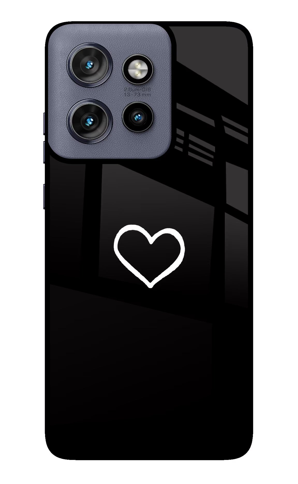 Heart Moto Edge 50 Neo Glass Case Back Cover by Casekaro