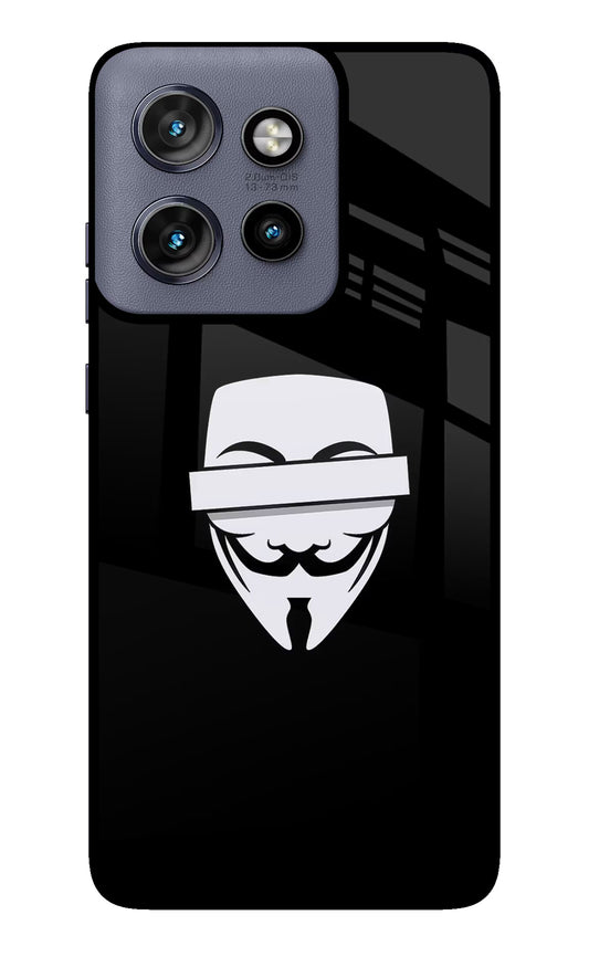 Anonymous Face Moto Edge 50 Neo Glass Case