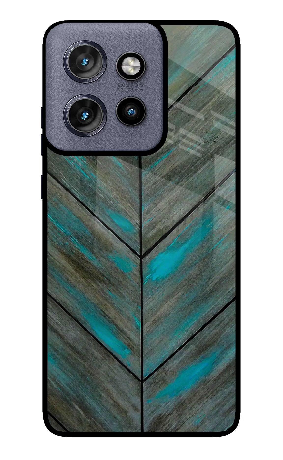Pattern Moto Edge 50 Neo Glass Case Back Cover by Casekaro