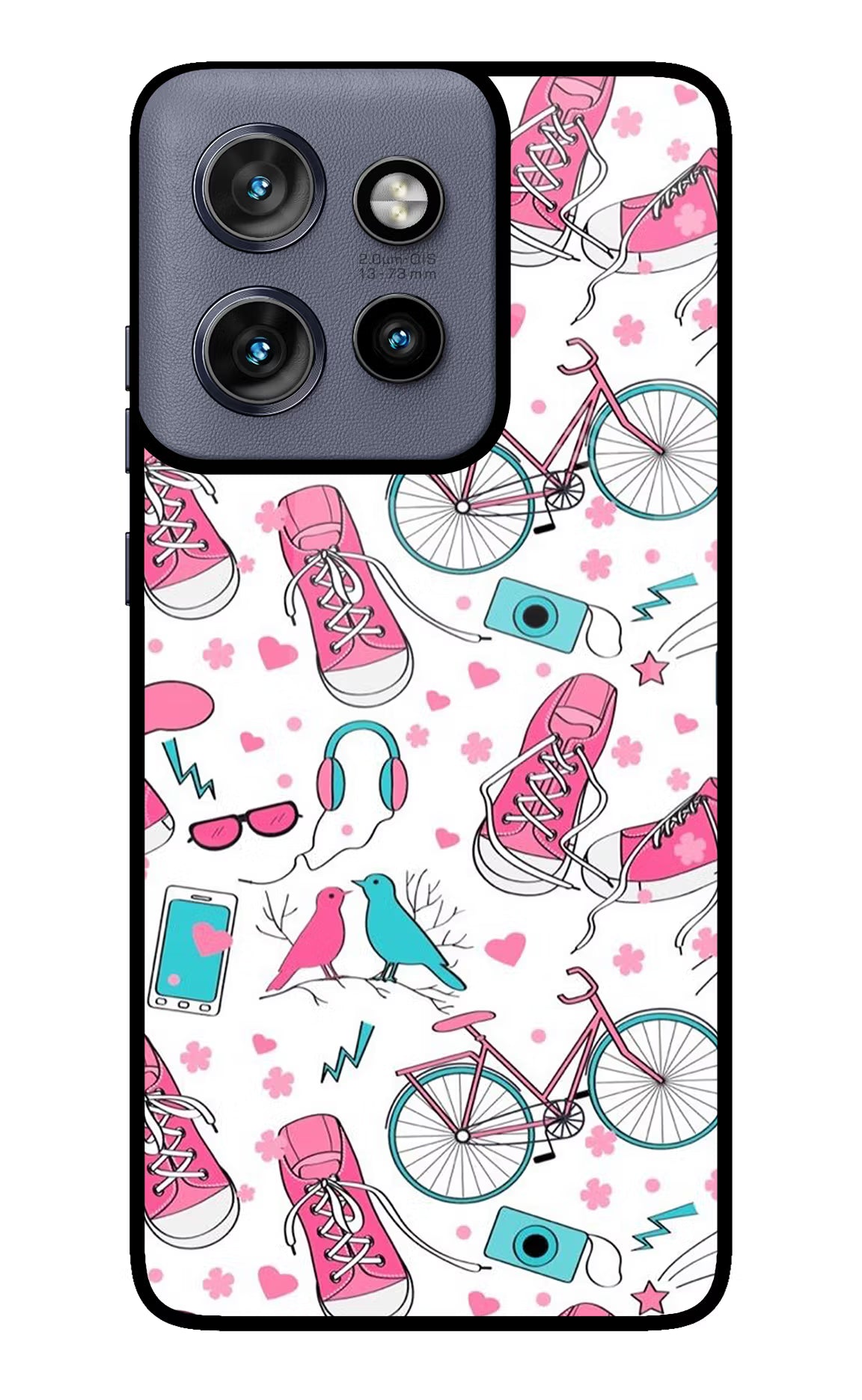 Artwork Moto Edge 50 Neo Glass Case Back Cover by Casekaro