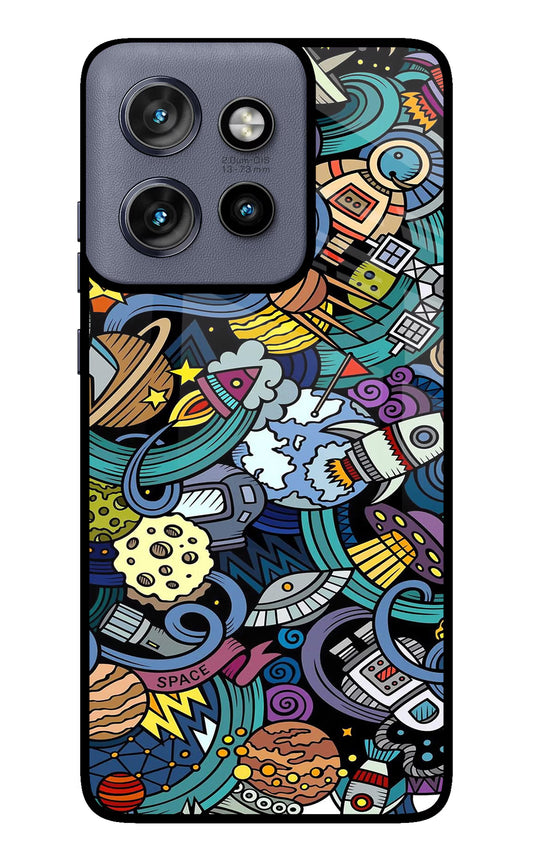 Space Abstract Moto Edge 50 Neo Glass Case