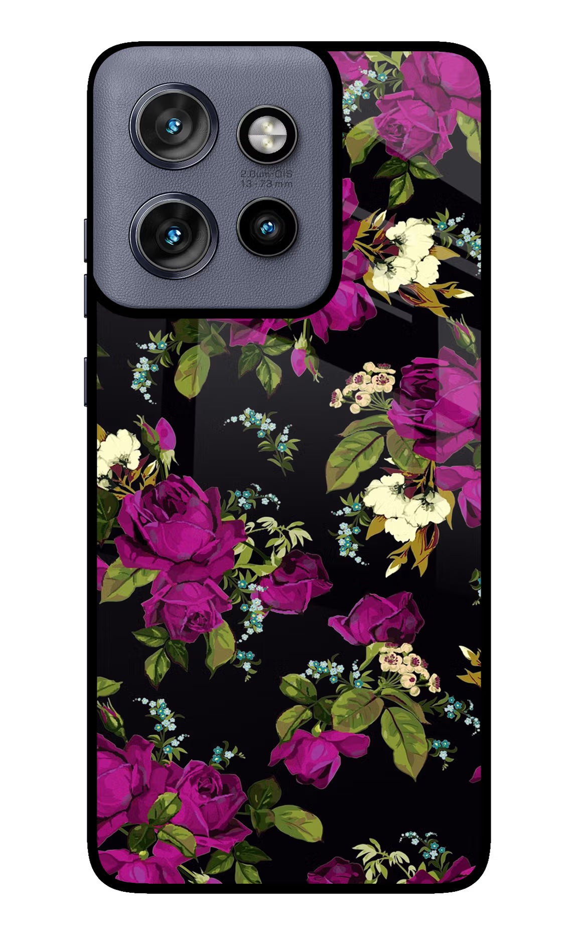 Flowers Moto Edge 50 Neo Glass Case