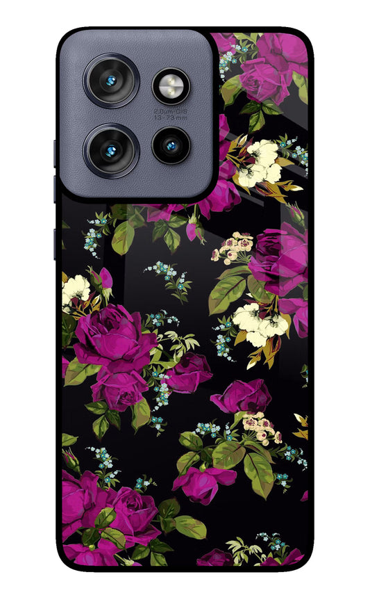 Flowers Moto Edge 50 Neo Glass Case