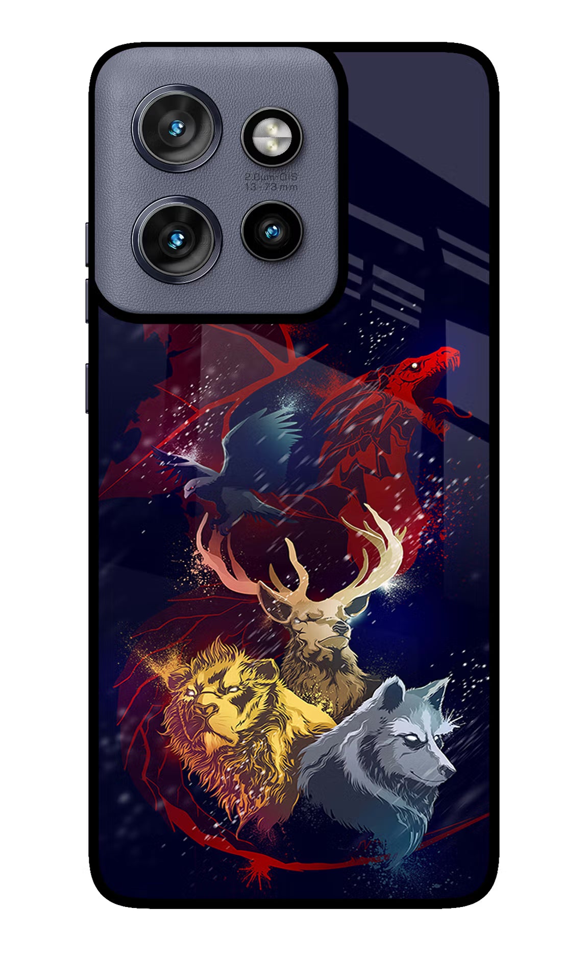 Game Of Thrones Moto Edge 50 Neo Glass Case Back Cover by Casekaro