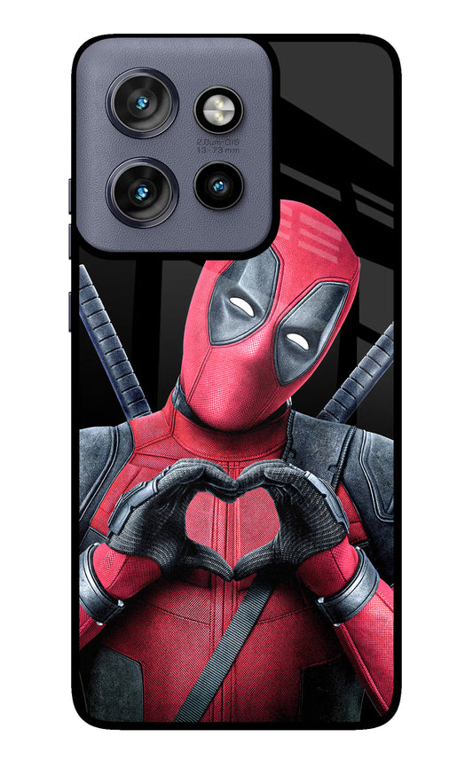 Deadpool Moto Edge 50 Neo Glass Case