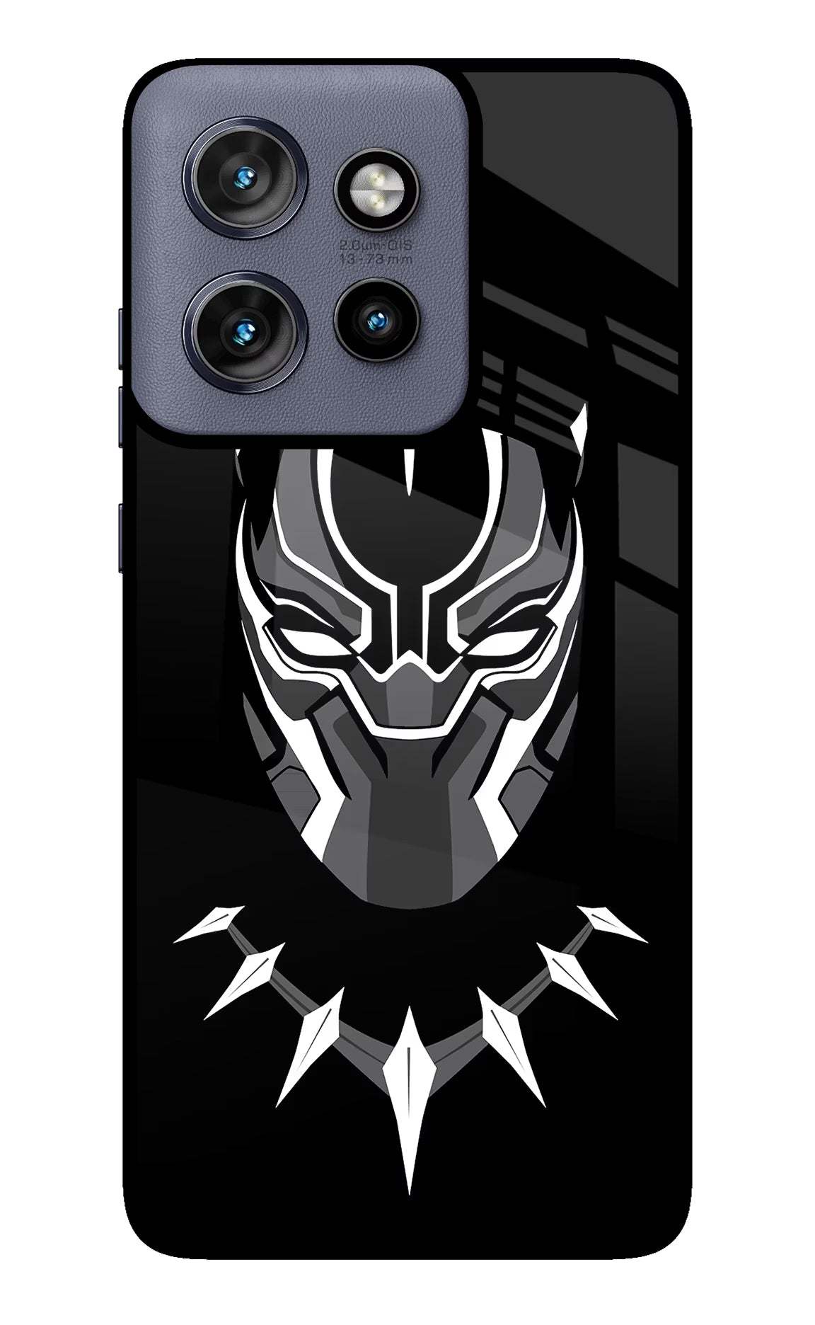 Black Panther Moto Edge 50 Neo Glass Case