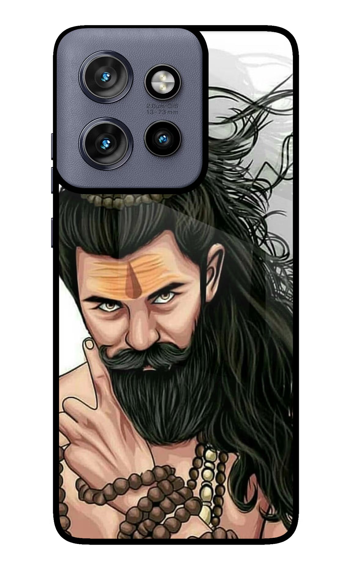 Mahadev Moto Edge 50 Neo Glass Case Back Cover by Casekaro