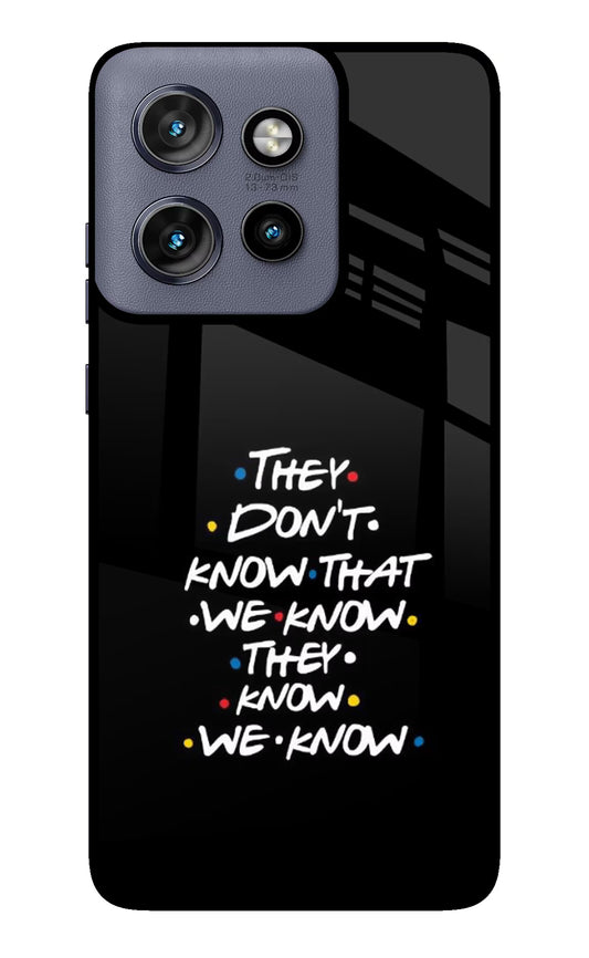 FRIENDS Dialogue Moto Edge 50 Neo Glass Case