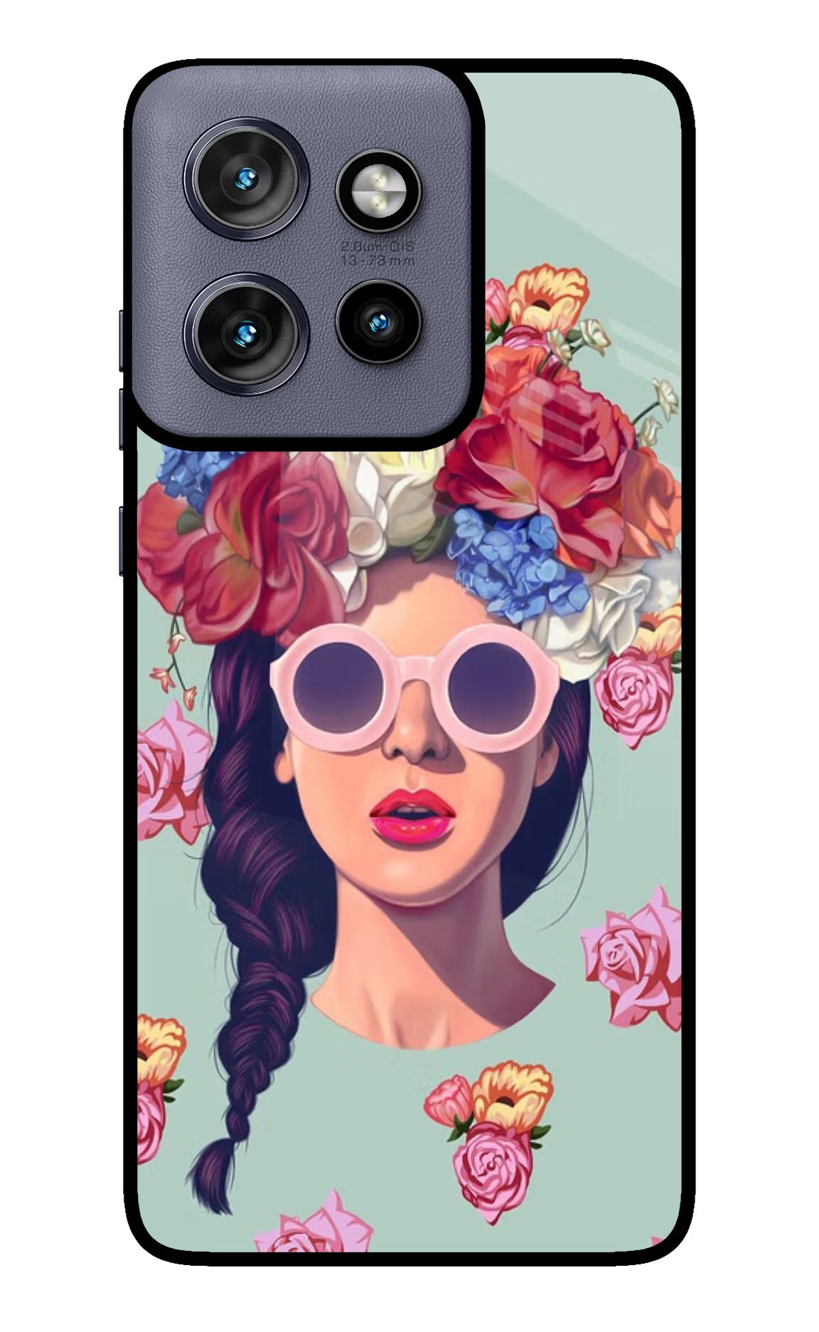 Pretty Girl Moto Edge 50 Neo Glass Case Back Cover by Casekaro