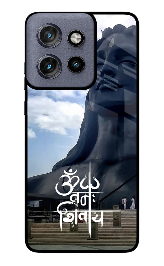 Om Namah Shivay Moto Edge 50 Neo Glass Case