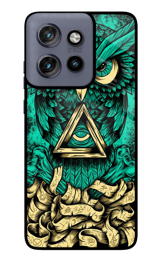 Green Owl Moto Edge 50 Neo Glass Case