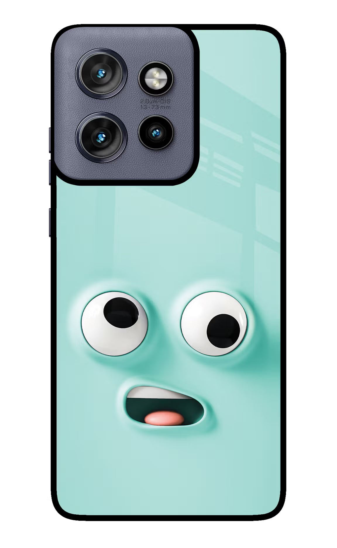 Funny Cartoon Moto Edge 50 Neo Glass Case Back Cover by Casekaro