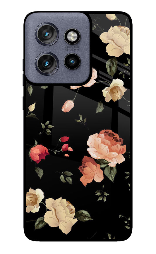 Flowers Moto Edge 50 Neo Glass Case
