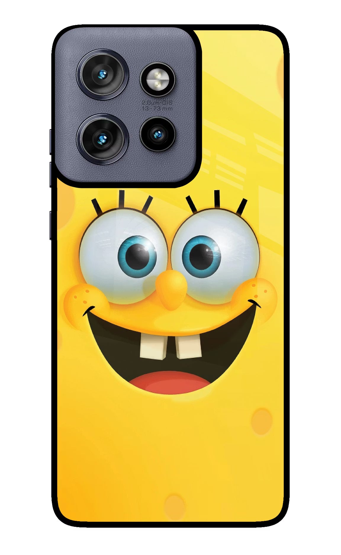 Sponge 1 Moto Edge 50 Neo Glass Case Back Cover by Casekaro