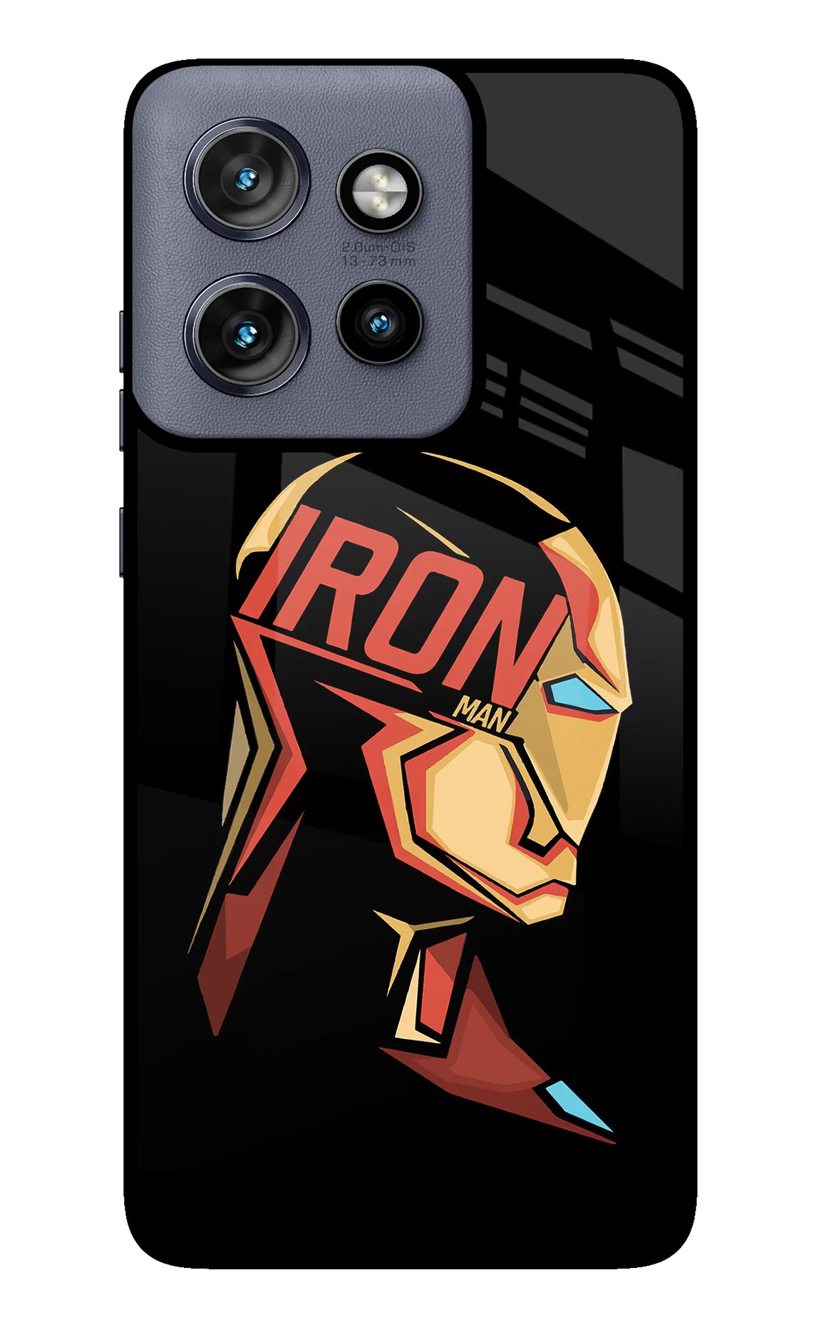 IronMan Moto Edge 50 Neo Glass Case Back Cover by Casekaro